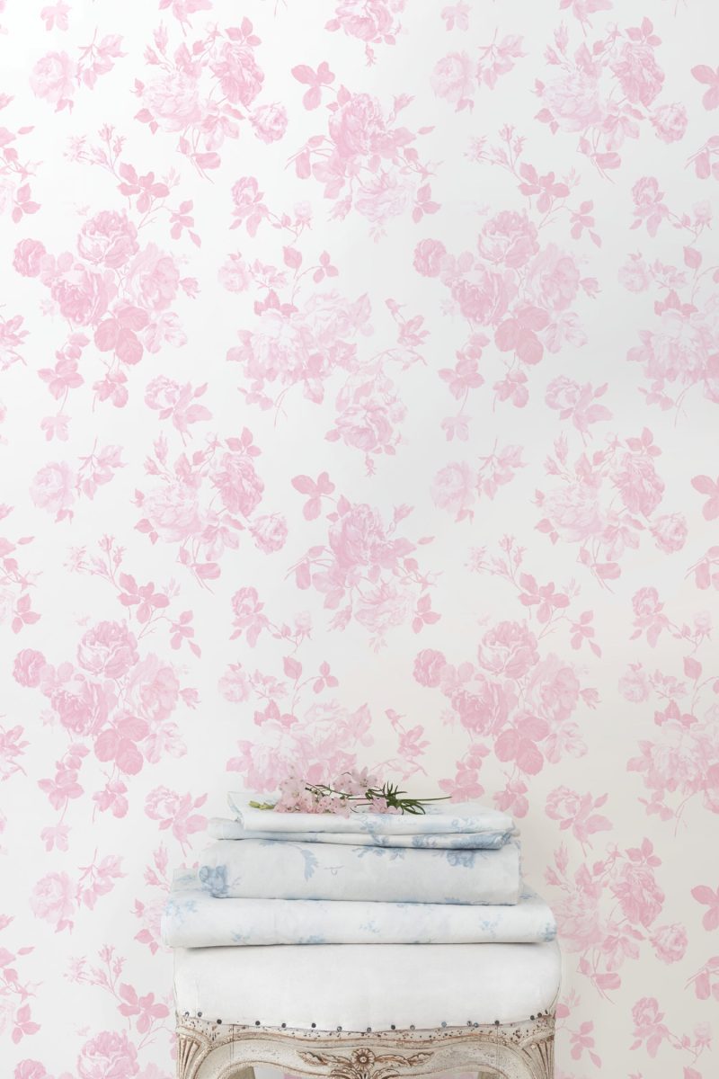 AST4101 EVERBLOOMING ROSETTES WALLPAPER PINK JAM 01 3e80c050 81fa 4b27 8323 0d77e5d53aa6 1