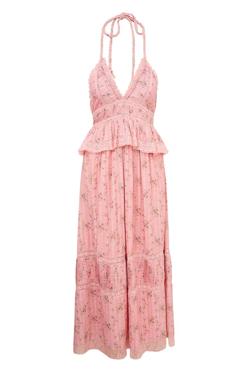 AVICE DRESS FLAT PinkDusk