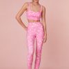 Floral Pink Full Coverage Sports Bra