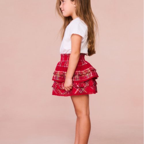 BILLIE SKIRT CHEERY RED GS016 2211 018