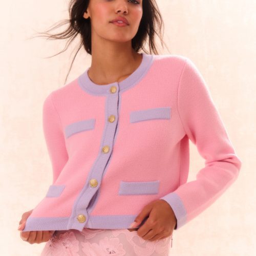 ELIF CARDIGAN K1766 2108 PEONY CLOUD 067