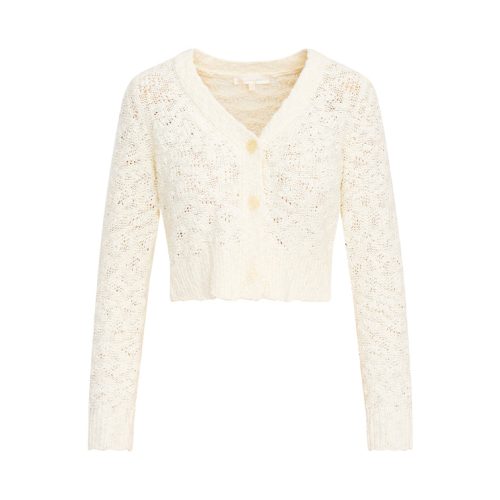 HYACINTHCARDIGAN WHITE FLAT K1664 1892 2032