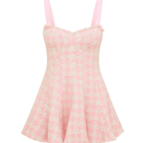 JOSALIE DRESS ROSE QUARTZ FLAT