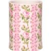 Cup Tumbler with ikat print of pink floral