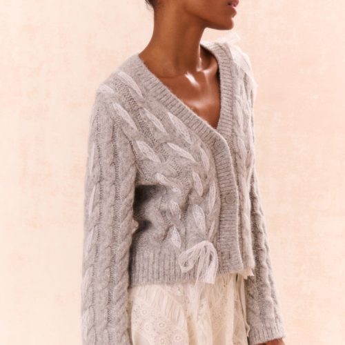 LOUELLA CARDIGAN K1713 2068 SILVER MIST 022