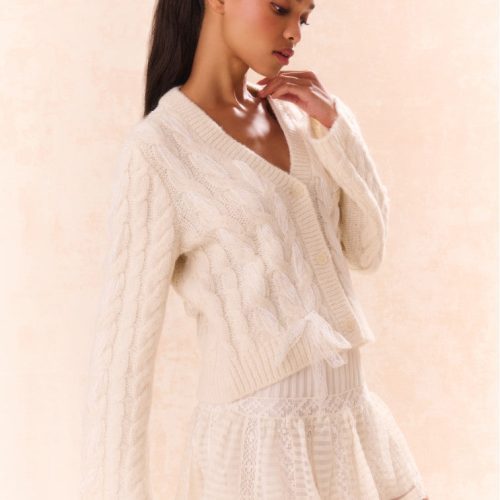 LOUELLA CARDIGAN K1713 2068 SNOW 040