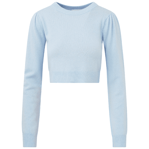 LUNE CROP PULLOVER DELPHINUM FLAT