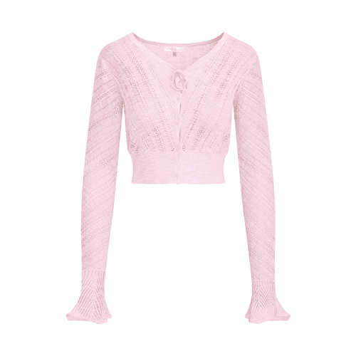 Luz Cardigan Flat WISTFULPINK