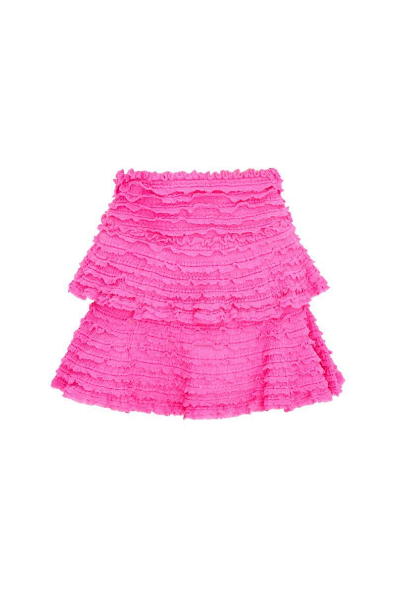 MACAW SKIRT FLAT LOVESTRUCKPINK