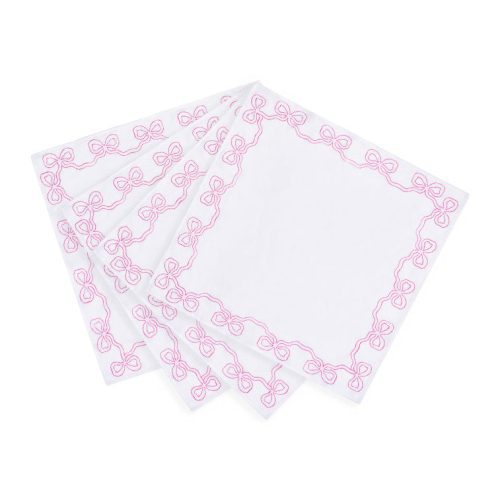 Napkins 4 festivepink