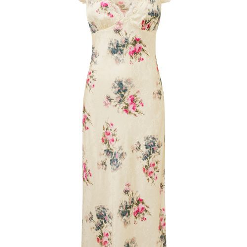 THEODORE DRESS FRENCH IVORY FLAT